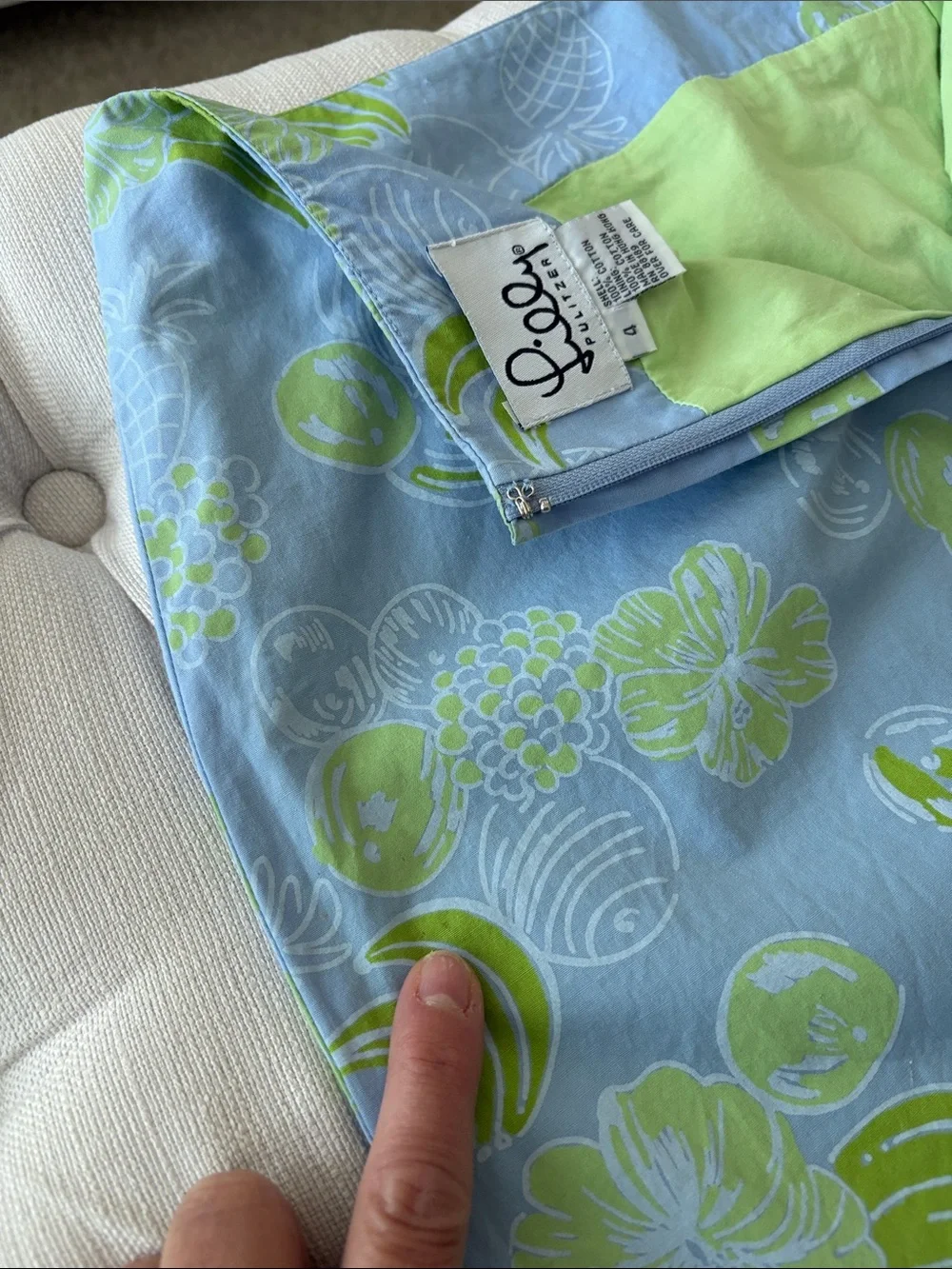 LILLY PULITZER mini skirt vintage